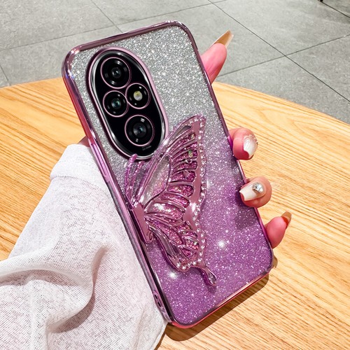 Glitter case diamond butterfly - glitter,
