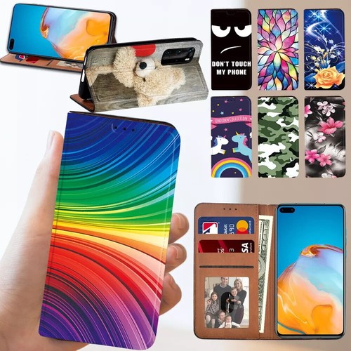 Leather flip wallet book - pu,