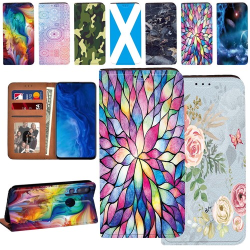 Printed leather phone - leather, cover