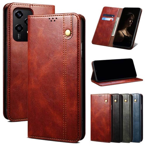 Luxury leather wallet phone - leather,