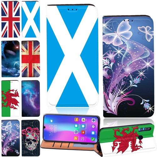 Printed leather stand cover - printed,