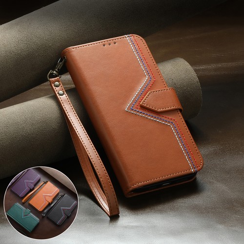 Flip leather wallet stand - flip,