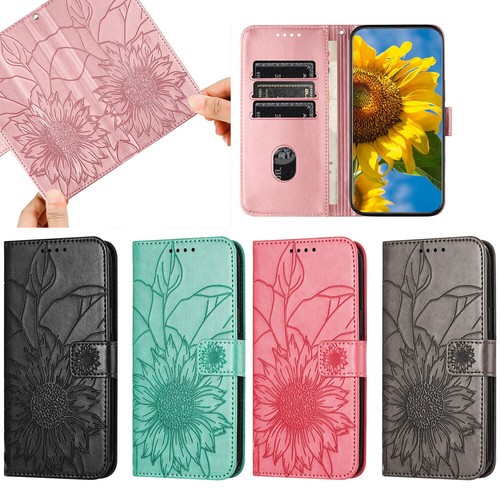 Sunflower wallet phone case - sunflower,