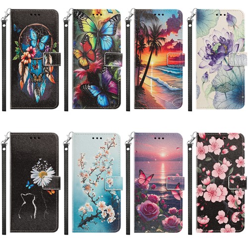Wallet flip leather case phone - leather,
